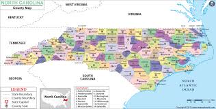 Nc County Map North Carolina County Map North Carolina