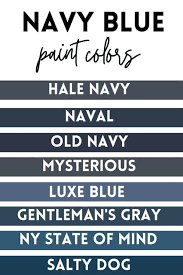 8 beautiful navy blue paint colors