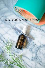 diy yoga mat spray the balanced berry