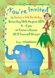 Kids Birthday Party Invitation Card 5 Card Design Ideas