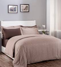 Cotton Double Bed Duvet Cover With 2