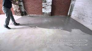 about water based epoxy installation