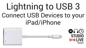 How To Use A Lightning To Usb 3 Adapter Iphone Ipad Youtube
