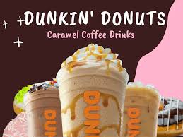 dunkin donuts caramel coffee drinks
