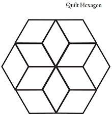 Free Pattern Quilt Hexagon Six Pointed