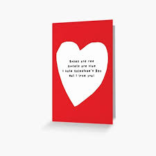 Step up your valentine's day cards with custom notecards from vistaprint. Anti Valentines Greeting Cards Redbubble