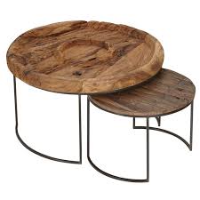 Iron Nested Round Coffee Table