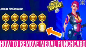 For instance, the survivor punch card requires the player to be in the top 10 on 500 matches. How To Turn Off Medal Punch Card In Fortnite Fortnite News