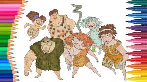 Free printable the croods coloring pages. The Croods Coloring Page How To Draw And Color Little Hands Coloring Book Youtube