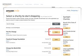 How to set up an amazon smile account for your nonprofit. How To Donate With Amazon Smile Few For Change