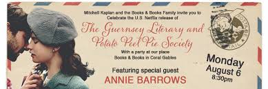 Average score for this quiz is 11 / 20. The Guernsey Literary And Potato Peel Pie Society Release Party At Books Books Miami Events Calendar Books Books