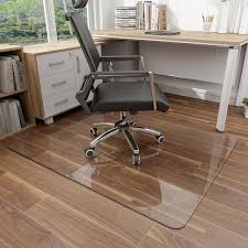 clear rectangle gl chair mat