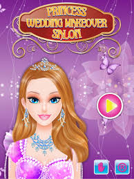 princess wedding makeover salon
