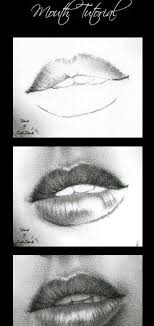 cute lips drawing tutorial on we