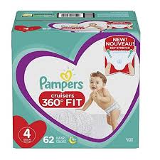 Pampers Pull On Diapers Size 4 Cruisers 360 Fit Disposable Baby Diapers