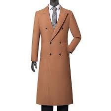 Trench Coat Long Wool Overcoat