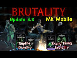 Apr 19, 2019 · to unlock new fatalities & brutalities you have to learn and perform the unlocked one, if you use it in the game it will unlock others. Mk Mobile Update 3 2 Mk Mobile Mk11 Rain Mortal Kombat Mobile