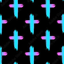 seamless pattern with crosses