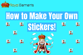Next, stick your stickers in place and assess the strength of the seal. 5 Easy Steps To Create Your Own Amazing Diy Stickers How To Make Stickers Royal Elements