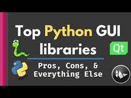 5 best python gui libraries pros cons