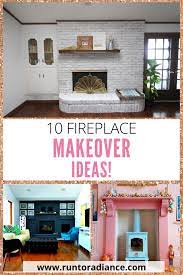 10 Painted Brick Fireplace Makeovers