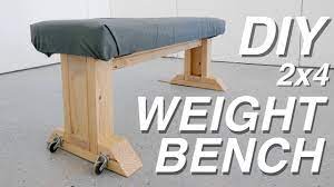 diy weight bench from 2x4 s modern