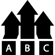 Abc Item Chart Free Arrows Icons