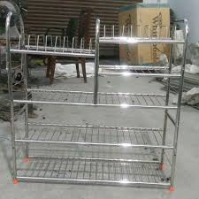 Leading level in stainless steel floor shelf, wholesale only, fast delivery, contact us! Stainless Steel Round Pipe Kitchen Rack Archita Industries Id 20186752888