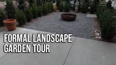 Formal Landscape Garden Tour - YouTube