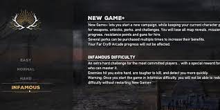 Far cry 5 infamous difficulty