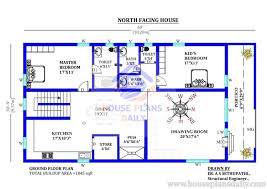 60x30 G 1 North Facing Twin House Plan