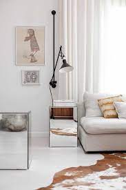 how to make mirrored side tables a