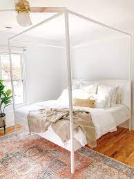 king canopy bed frame diy tutorial