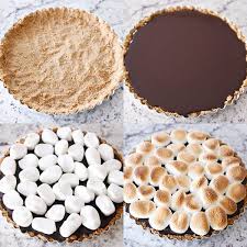 s mores chocolate pie or tart