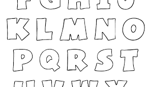 Printable Alphabet Bubble Letter Stencils Download Them Or Print