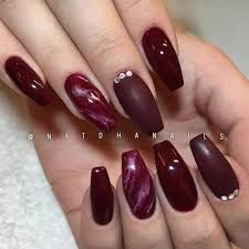 In case you are looking for some blazing maroon and gold nail designs you are at the right place. 50 Newest Burgundy Nails Designs You Should Definitely Try In 2021 Burgundy Nail Designs Burgundy Nails Latest Nail Designs