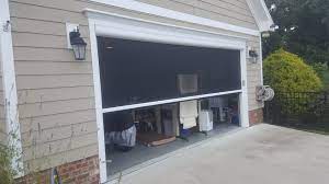 motorized garage door screens skyview