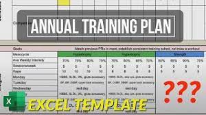 annual plan in excel cscs ch 21