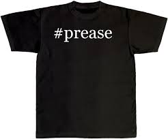 Amazon.com: #Prease - New Adult Mens Hashtag T-Shirt, Black, Small :  Clothing, Shoes & Jewelry