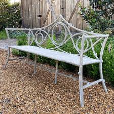 Faux Bois French Inspired Garden Bench