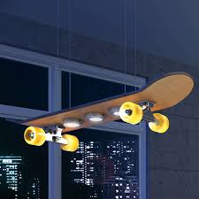 Light Cruiser Led Pendant Lamp Skateboard Shape