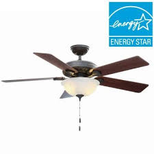 Hunter Pro S Best Five Minute 52 In New Bronze Ceiling Fan 53250 The Home Depot Bronze Ceiling Fan Ceiling Fan With Light Ceiling Fan Light Kit
