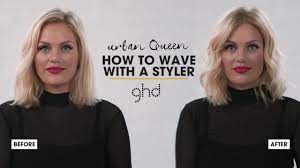 how to wave hair with a straightener