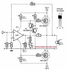 power lifier circuit using ic 741