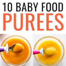 10 baby food purees stage 1 eating