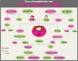 Family Relationship Chart In Hindi And English Korean