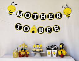The colors of the party are cream and various shades of yellow. Bumblebee Baby Shower Party Ideas Photo 1 Of 8 Bee Baby Shower Party Bee Baby Shower Bumble Bee Baby Shower