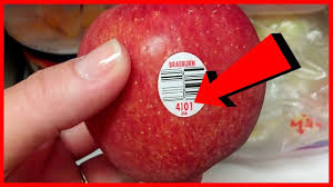 Image result for stickers on vegetables and fruit