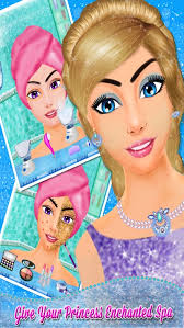 ice princess makeover salon ice frozen