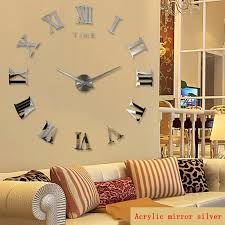 Wall Art Clock Watch Living Room Big